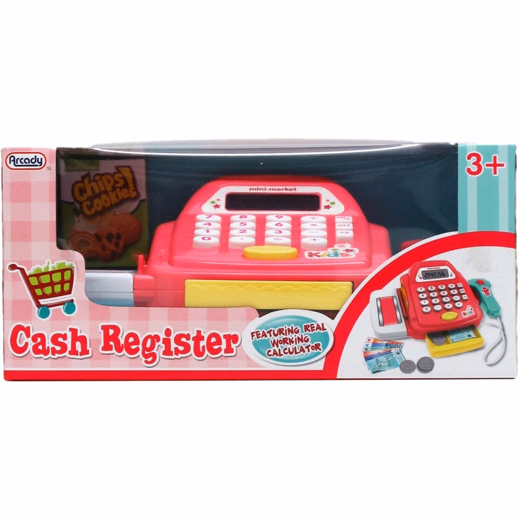 Cash Register Play Sets - Pink Ages 3+