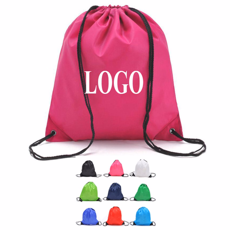 210D Polyester Drawstring Cinch Bags