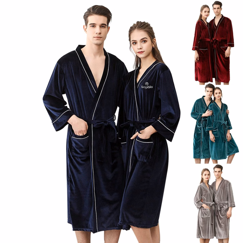 Velour Luxurious Bath Robes