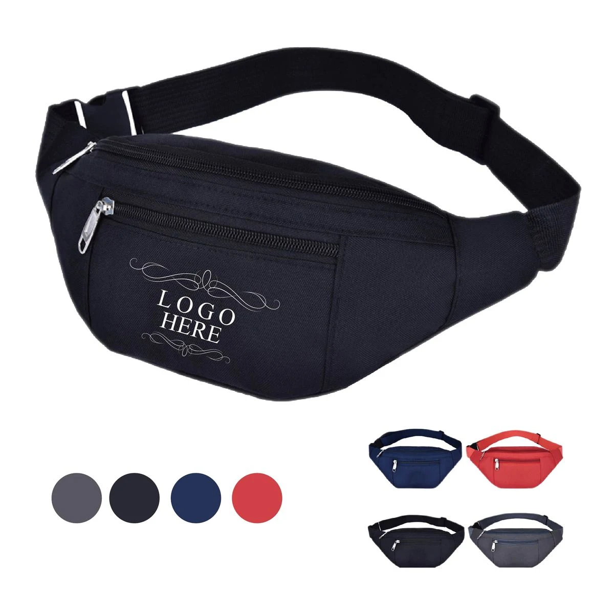 Double-Zip Waist Bag 1