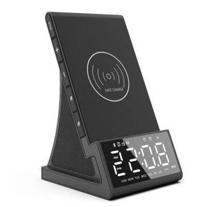Wireless Charger With Speaker And Clock 1
