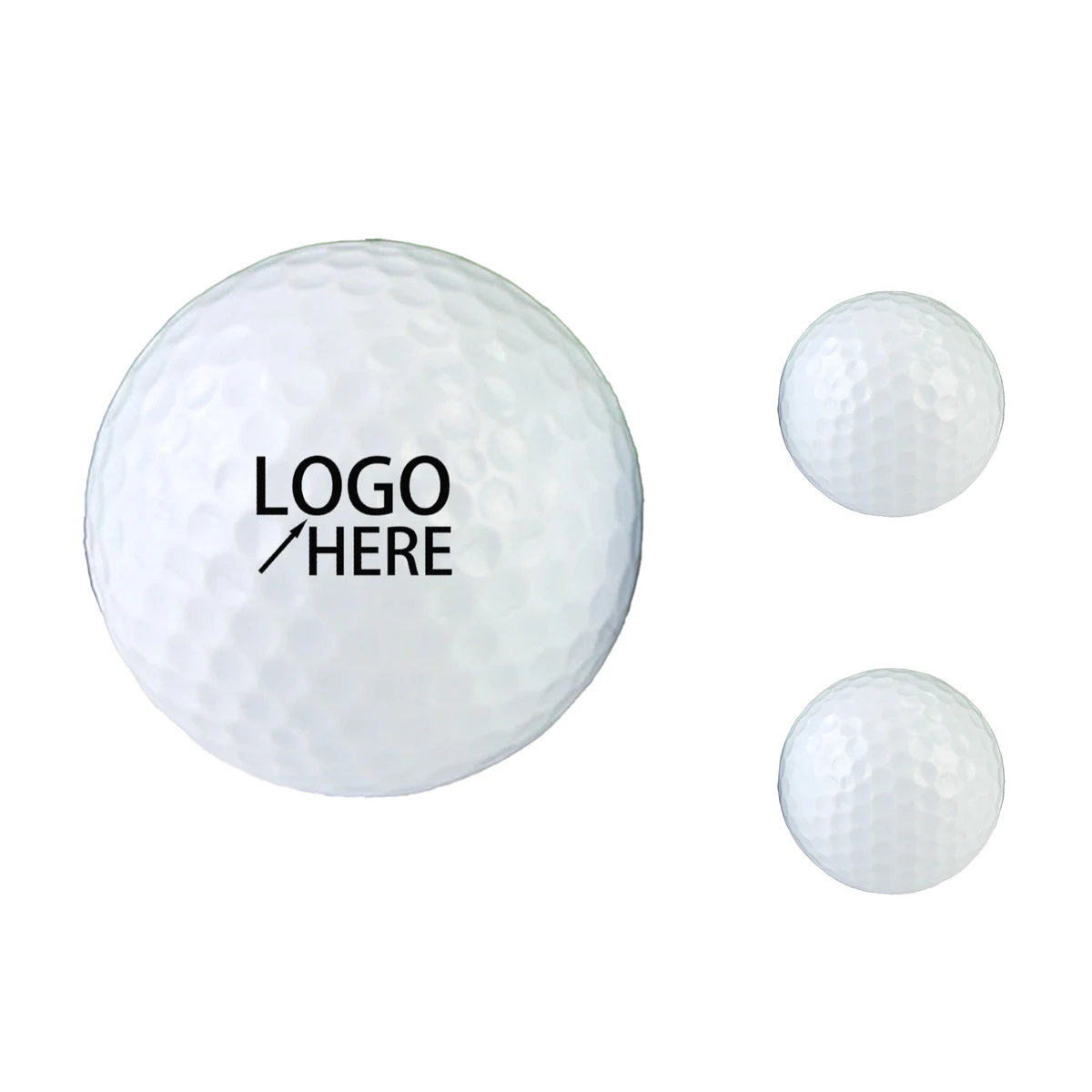Rubber Saran Golf Balls 1
