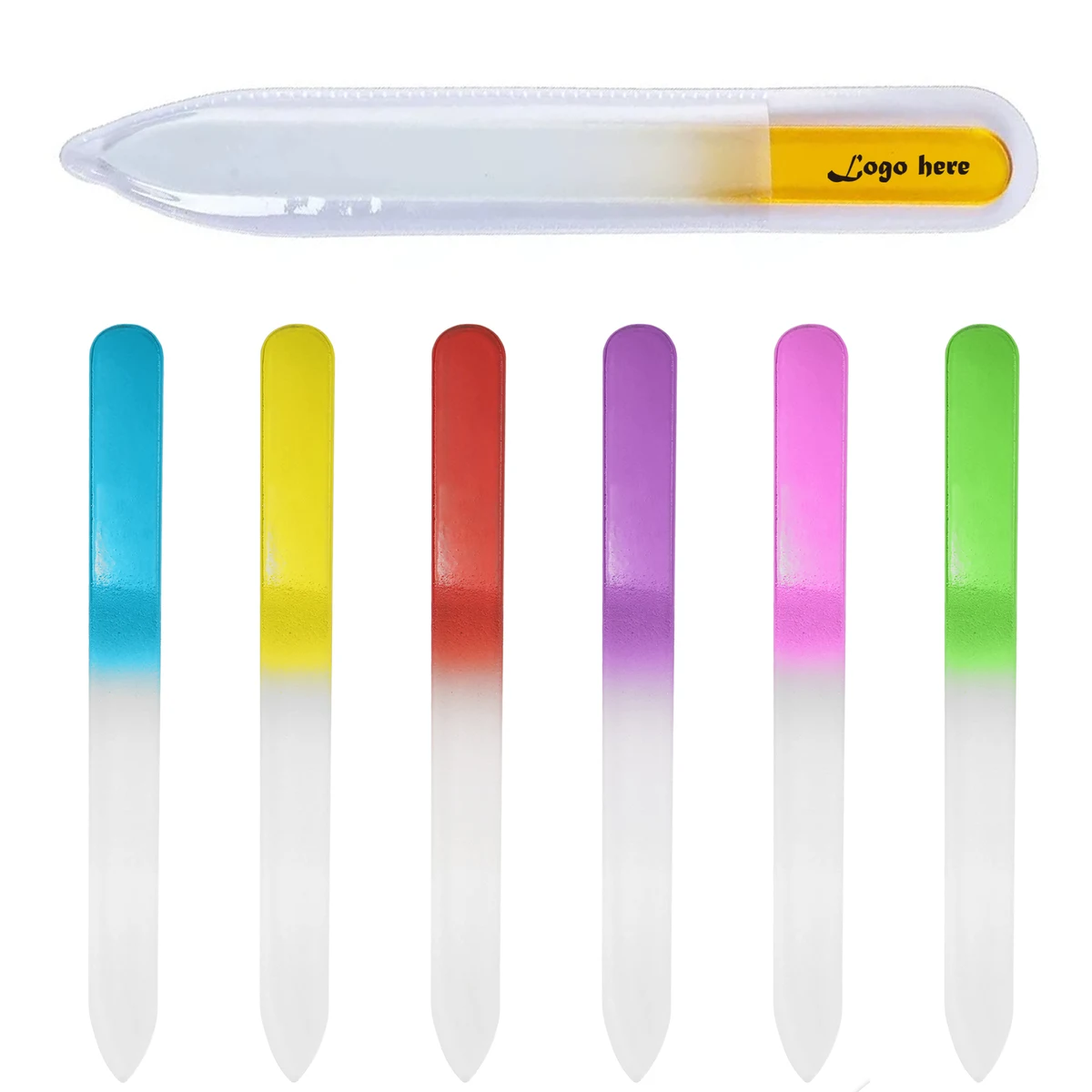 Double Sided Etched Glass Nail File 1
