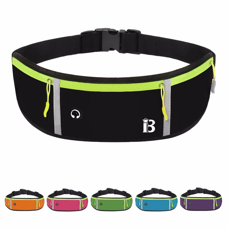 Running Belt Waist Bag With Earphone Hole