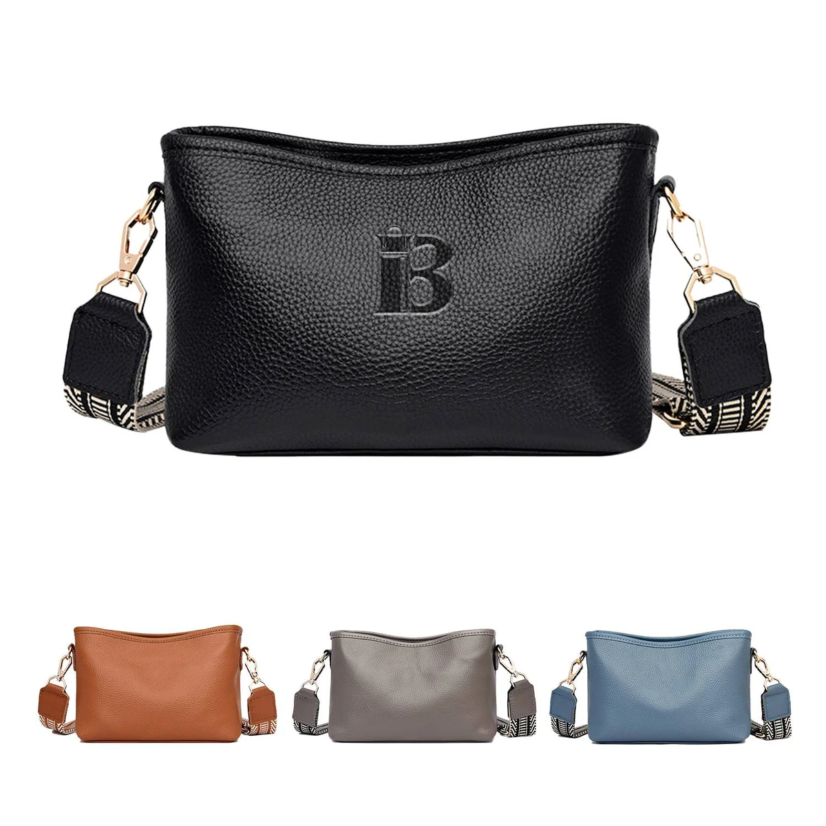 Cowhide Shoulder Bag 1
