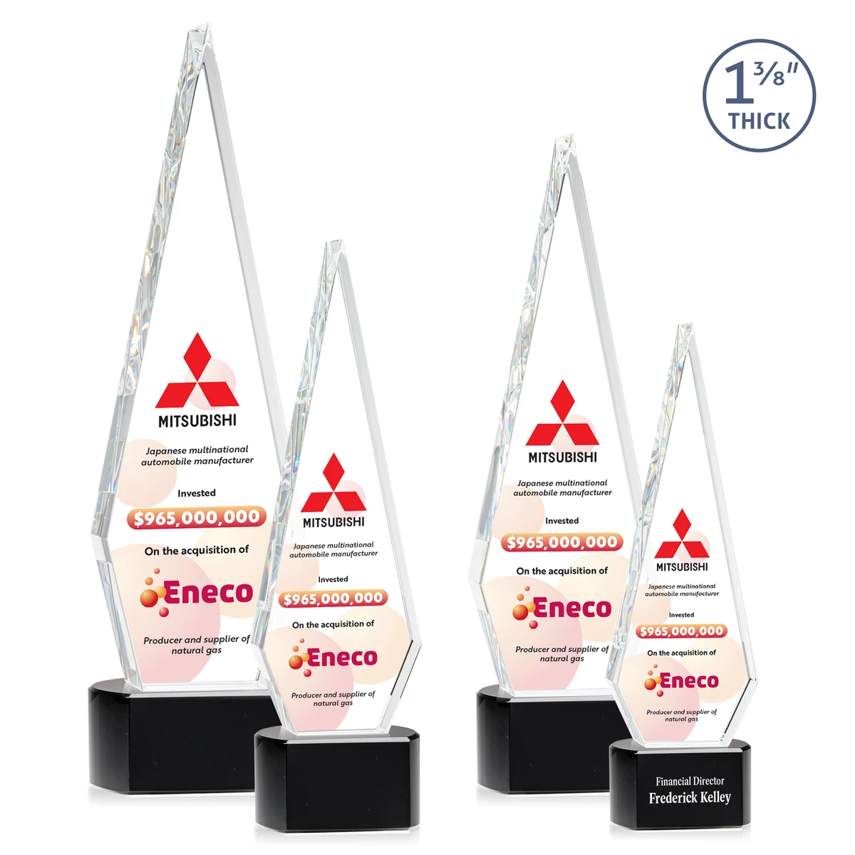 Springfield VividPrint™ Award on Paragon Base - Black 1