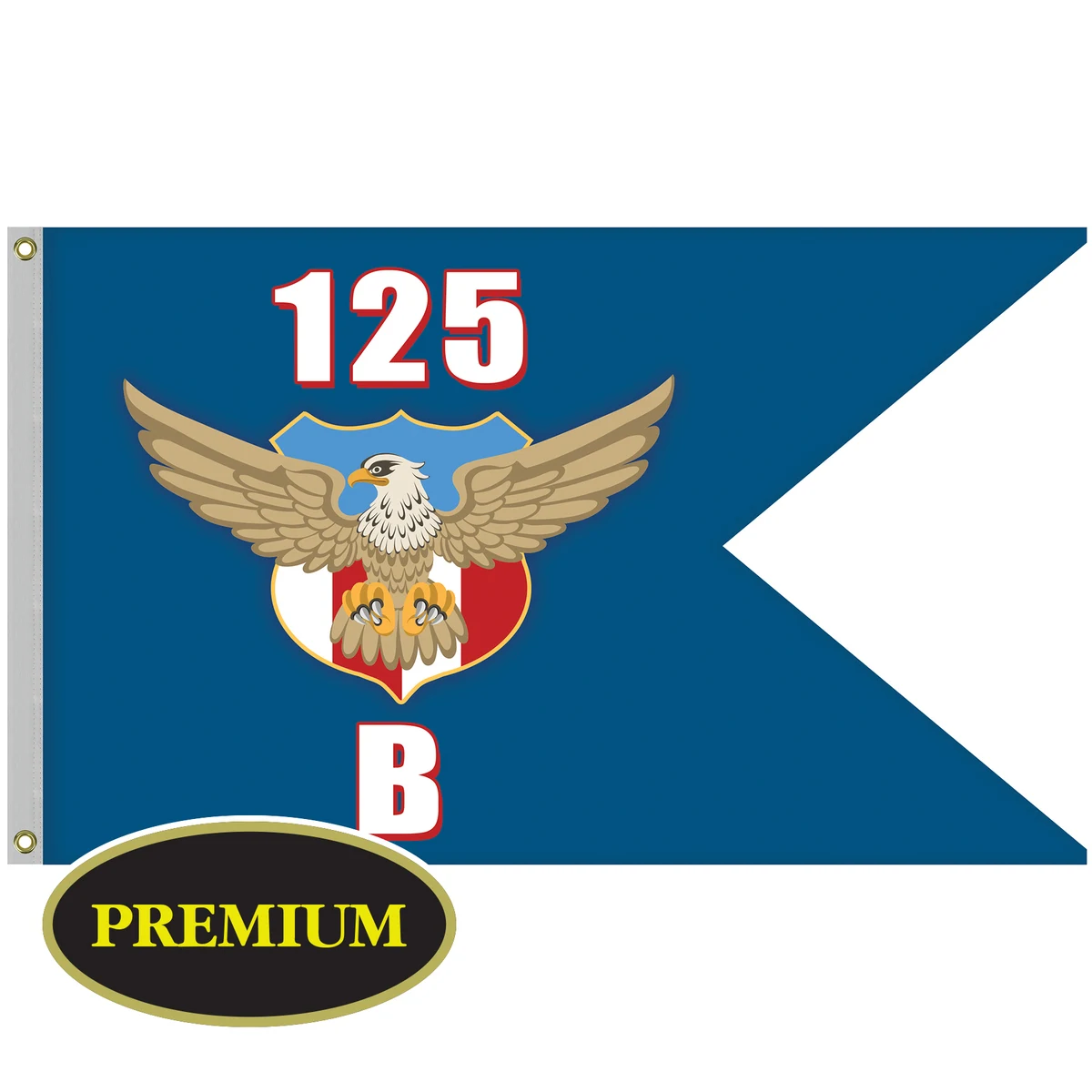 Single Reverse Knitted Polyester Guidon Boat Flag (36"x60") 1
