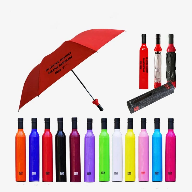 Folding Umbrella /w Wine bottle Case 1