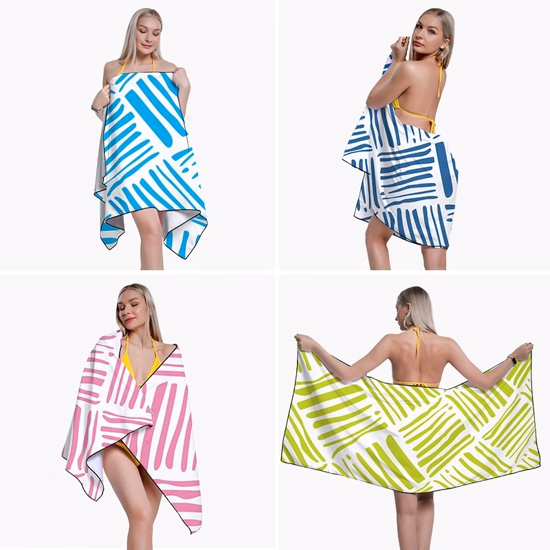 63''X 30'' Double-Sided Velvet Beach Towel