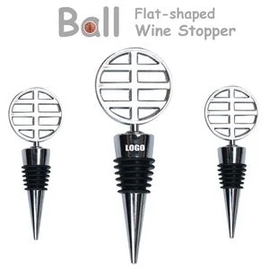 Stylish And Eco Friendly Ball Flat Wine Stopper Cork 1