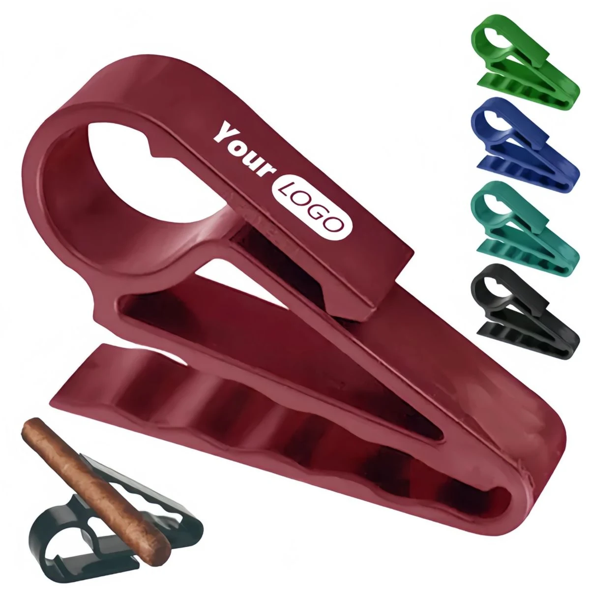 Plastic Durable Golfer Cigar Holder Grip Clip For On-Course 1