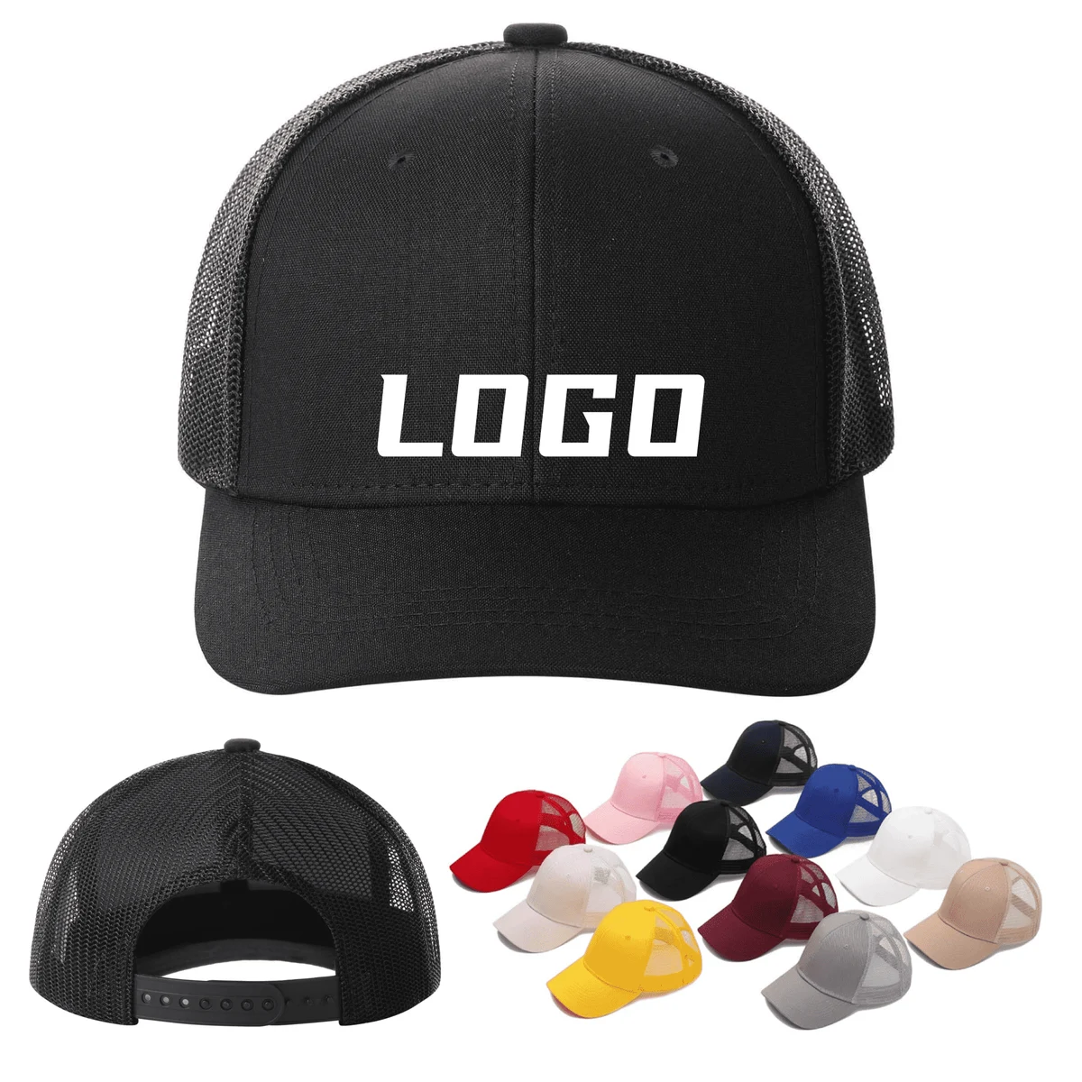 MOQ10 Mesh Back Trucker Cap 1