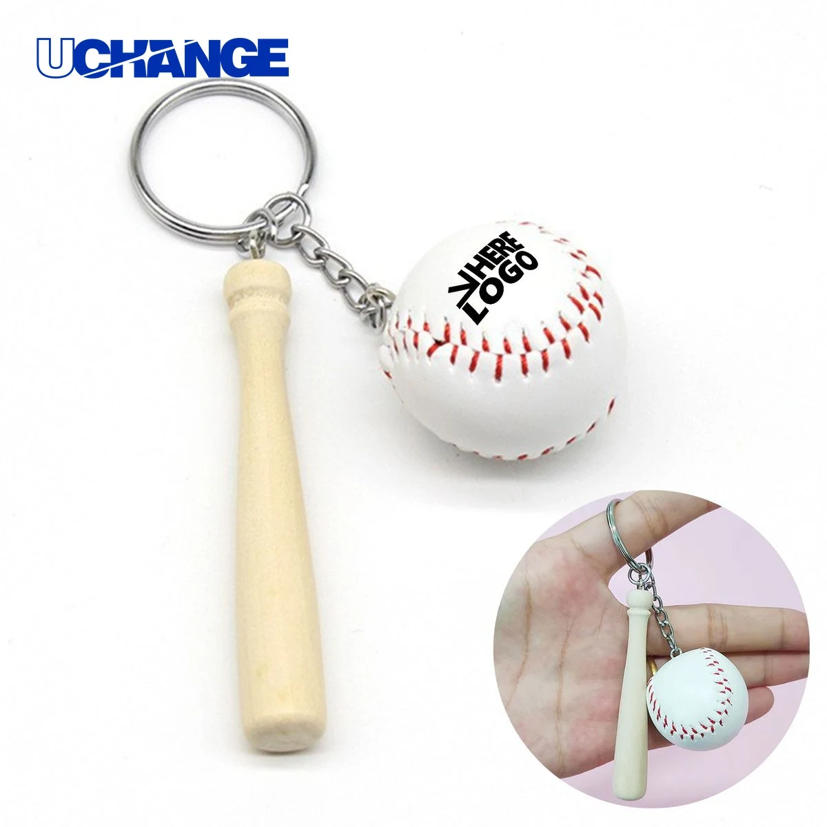 Baseball Sports Keychain Pendant 1