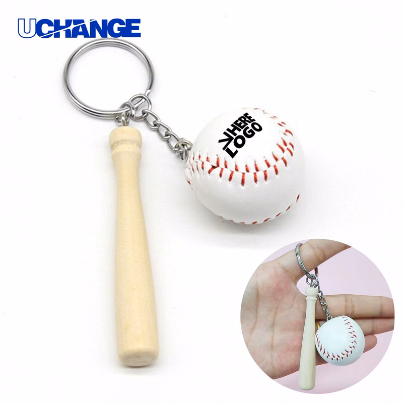 Baseball Sports Keychain Pendant