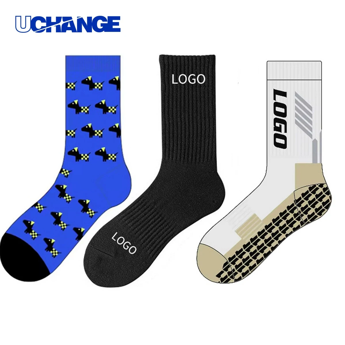 Custom Full Color Cotton Socks Apparel 1