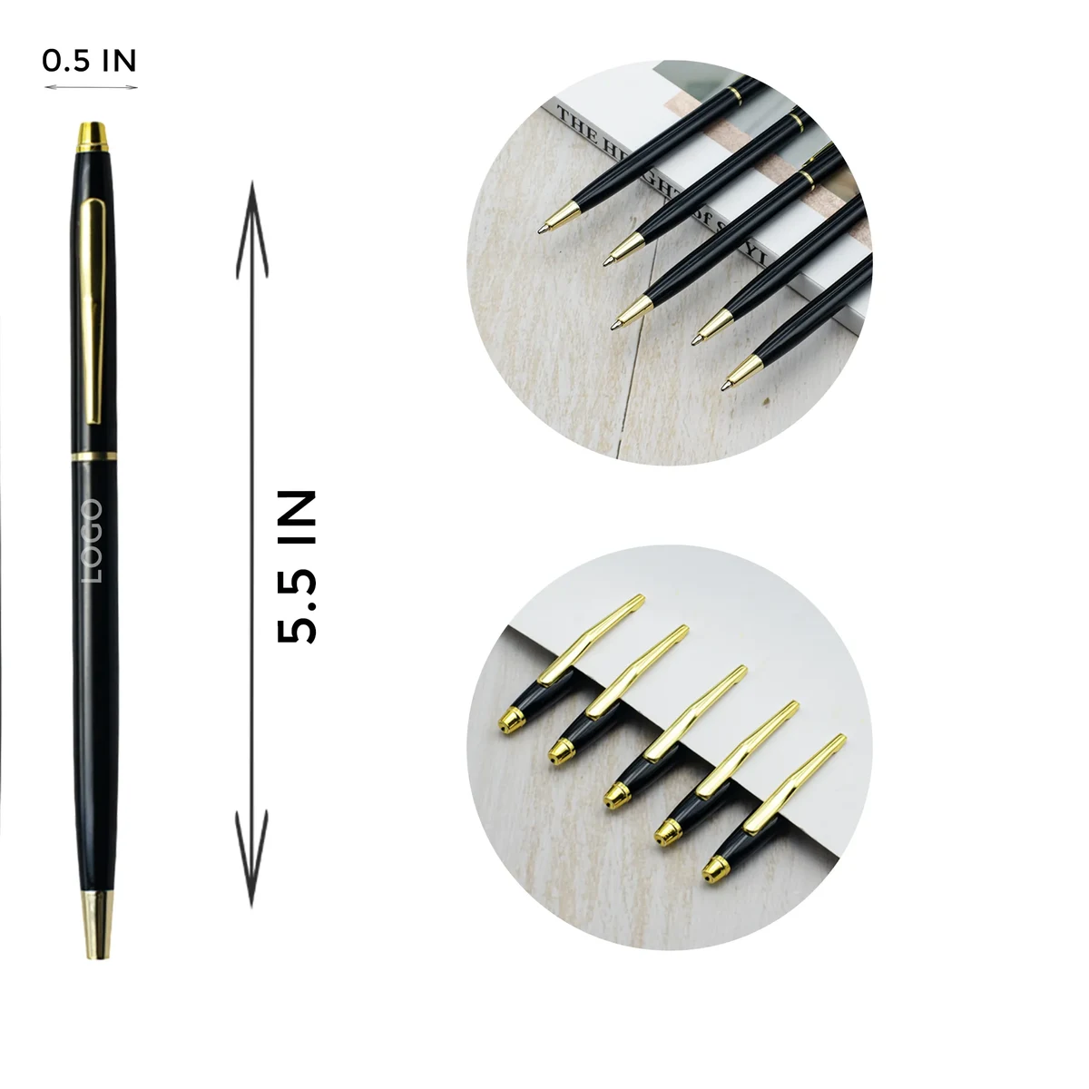 Metal Twist Action Pen 1