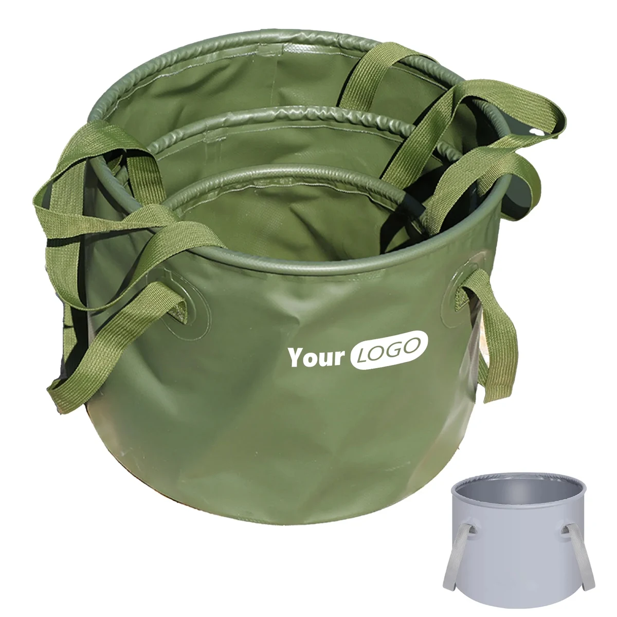 Pvc Portable Folding Camping Picnic Basin 1