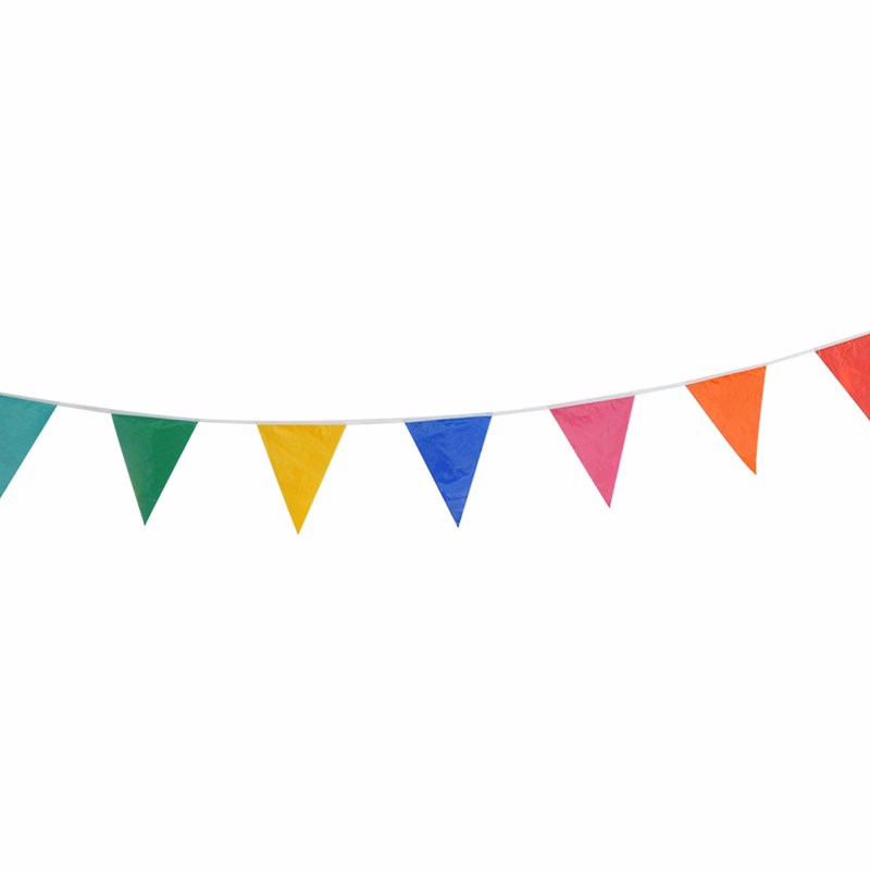 Colorful Pennant Banner Multicolor Bunting Triangle Flags