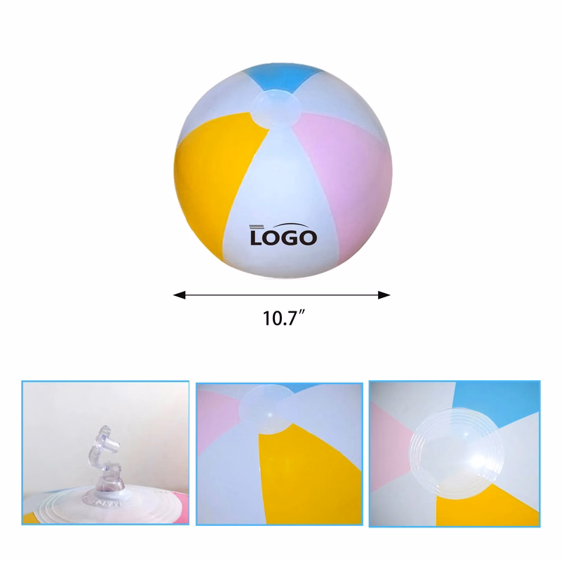 Inflatable 4-Color Sphere Beach Ball MOQ 50PCS