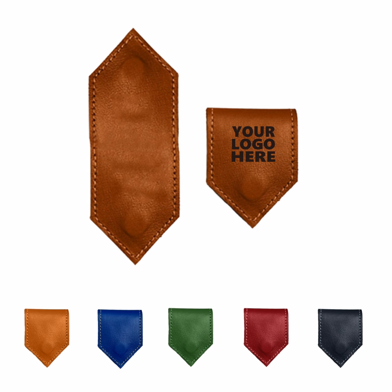 PU Leather Portable Magnetic Bookmarks