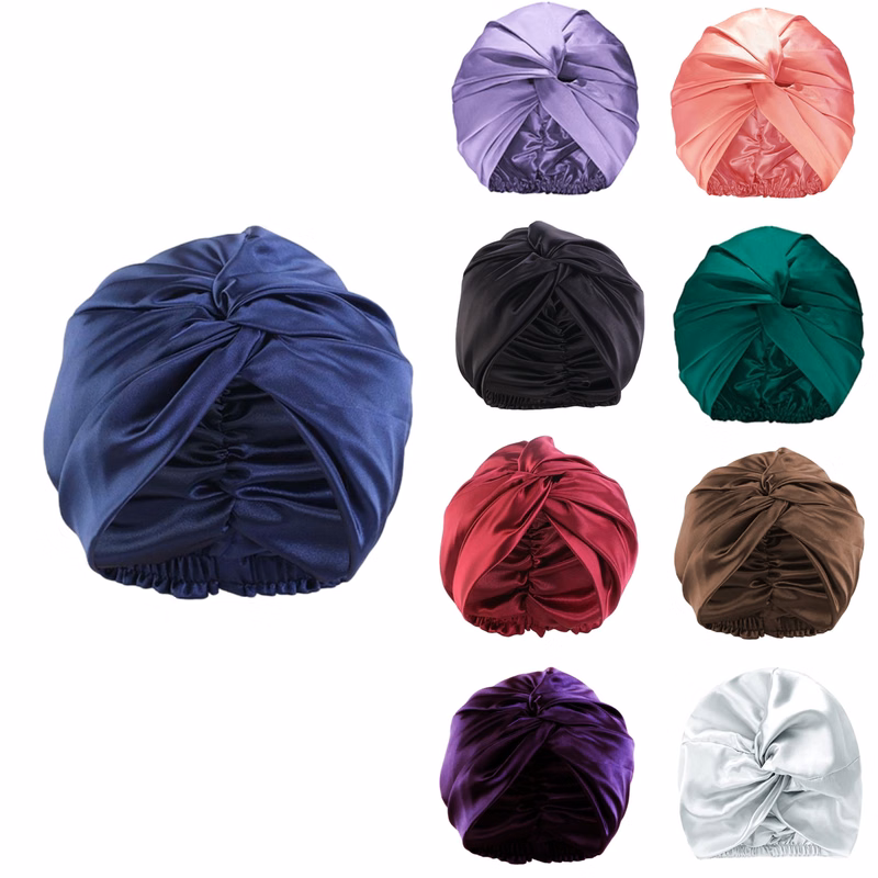 Silky Satin Cross Twist Bonnet Hair Protector
