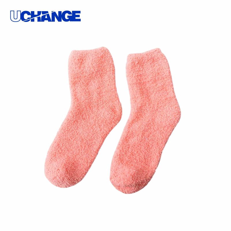 Polyester Fuzzy Sock Socks with Elastic Warm Design
