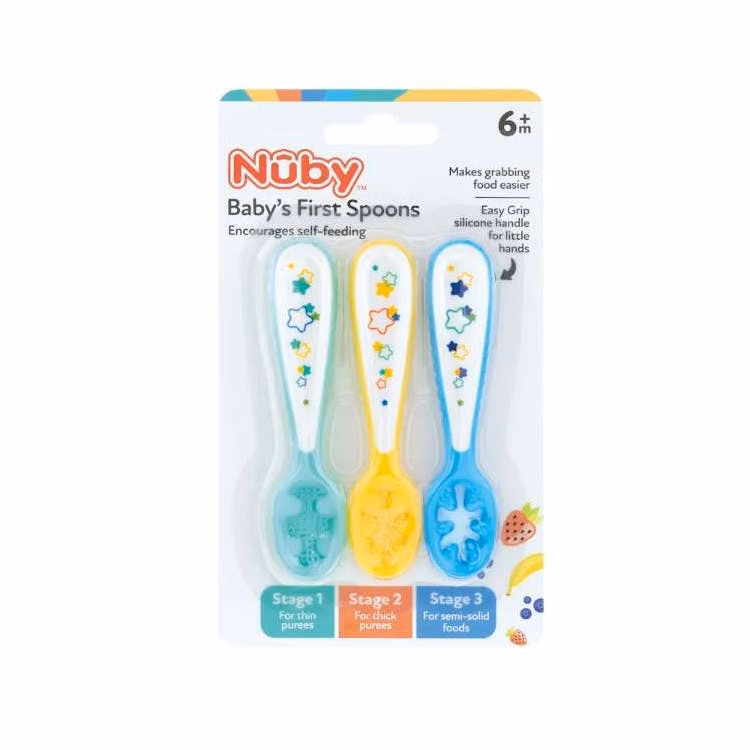 3 Stage Printed Dipping Spoons - 3pk