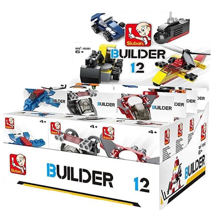 Vehicle and Robot Building Brick Kits - Assorted 1