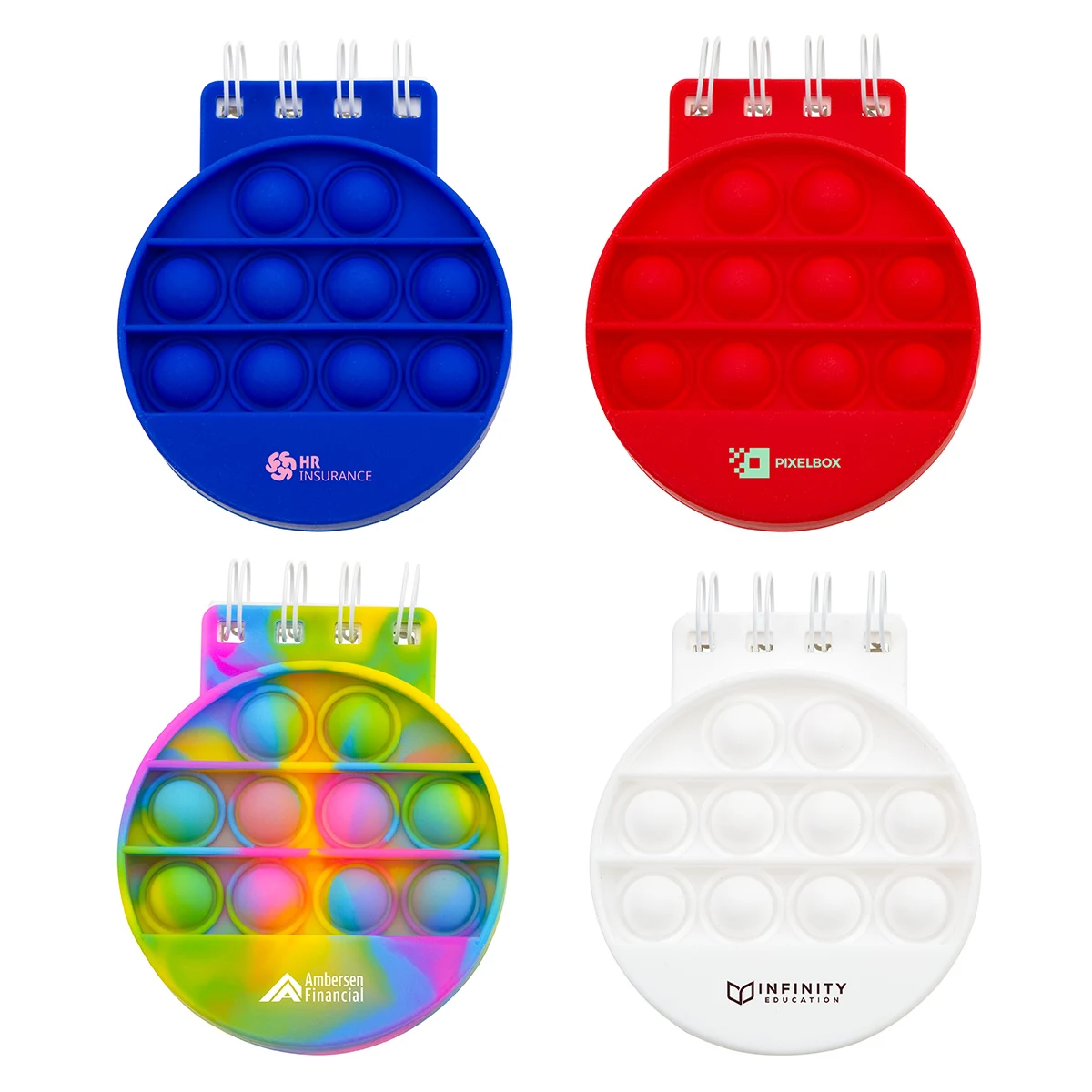 Round Spiral Notebook Push Pop 1