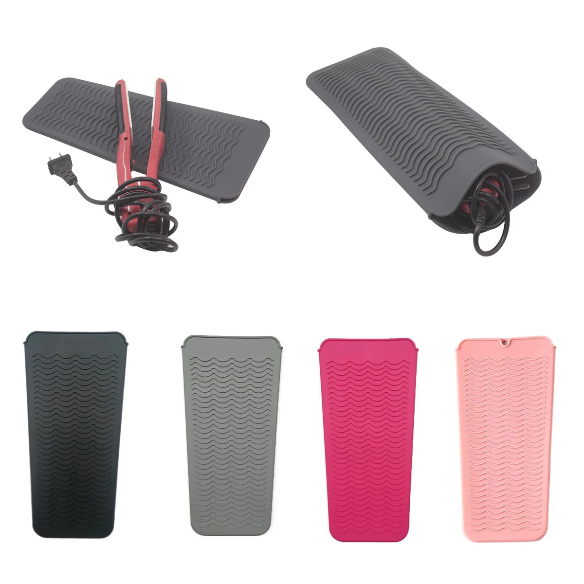 Heat Resistant Mat For Curling Iron 1