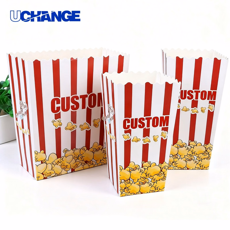 Popcorn Folding Box with Custom Print