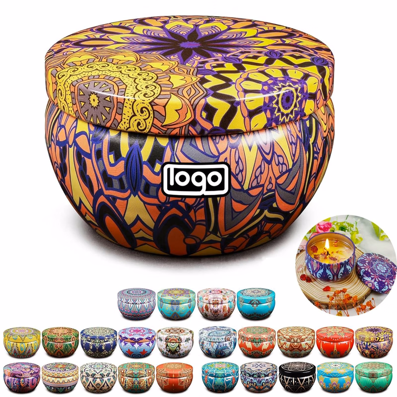 4oz Round Storage Tin Box