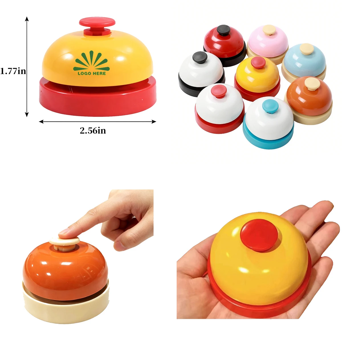 Mini Press Table Service Bell 1