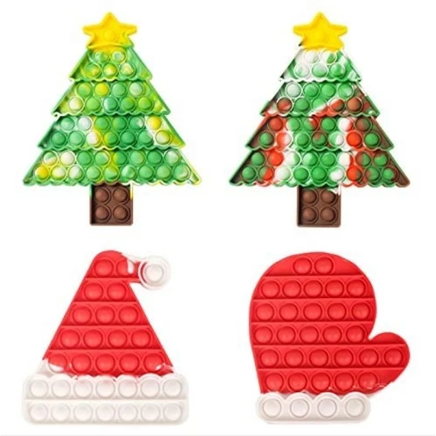 Christmas Push Pop Bubble Fidget Sensory Toy 1