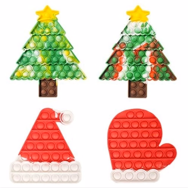 Christmas Push Pop Bubble Fidget Sensory Toy
