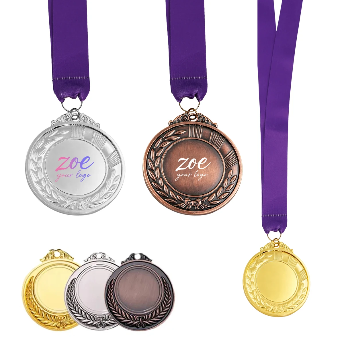 Full Color Custom Metal Award Medals 1