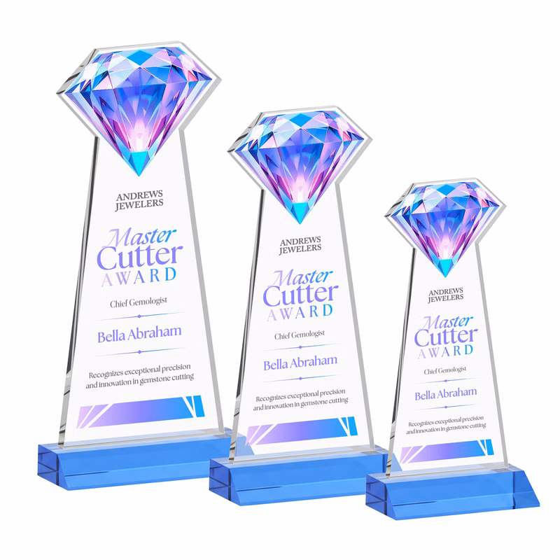 Gemstone VividPrint™ Award - Sky Blue