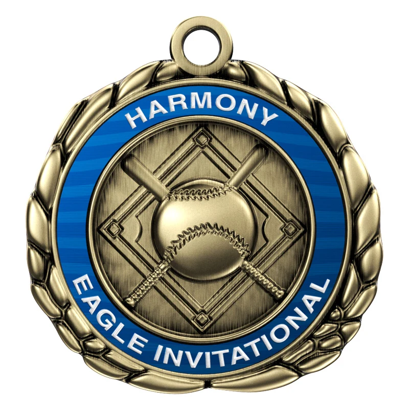 Express Vibraprint™ Baseball Quali-Craft Medallion (2-1/2") 1