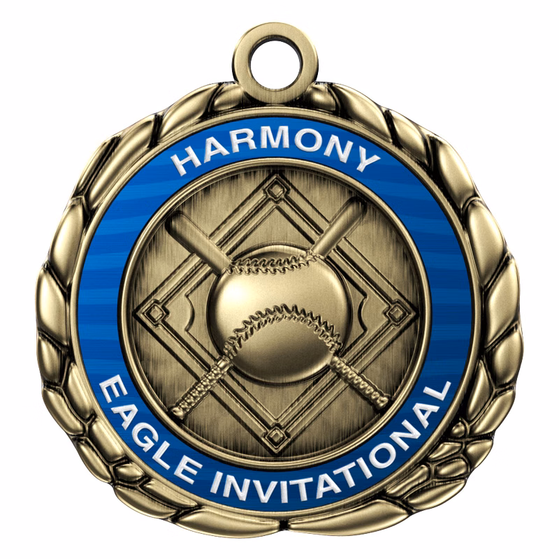 Express Vibraprint™ Baseball Quali-Craft Medallion (2-1/2")