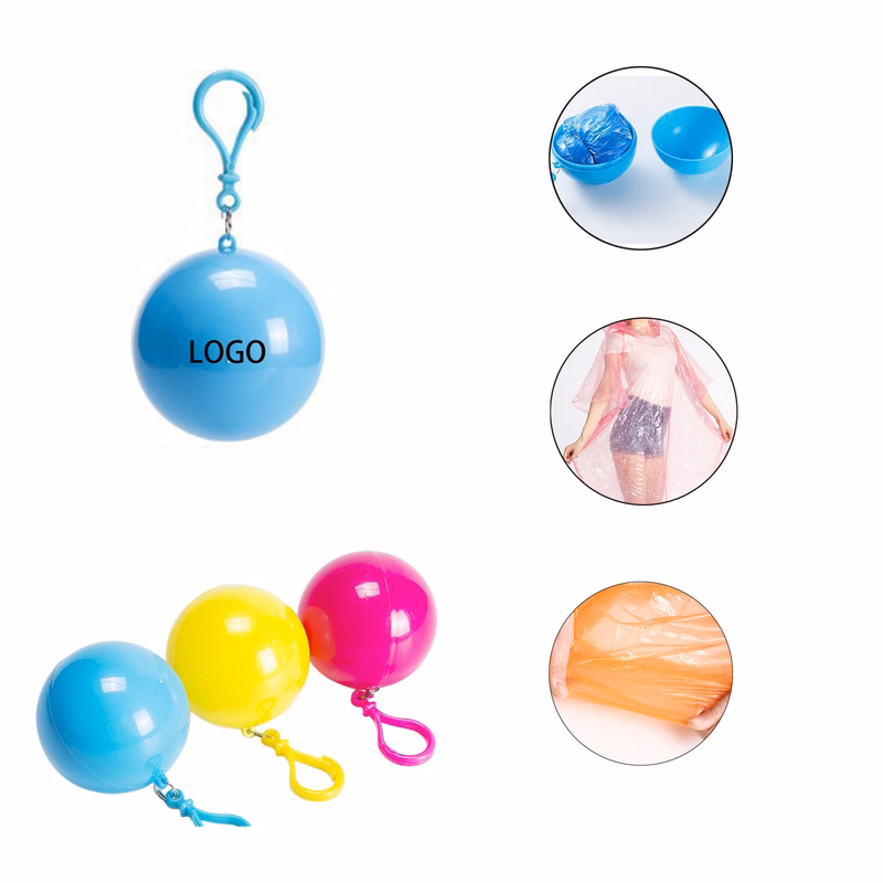 MOQ 20 Disposable Spherical Rain Poncho