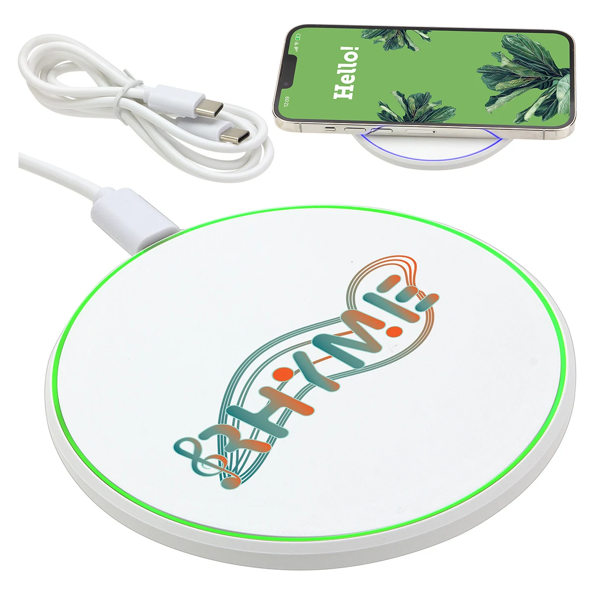 Power Ring 15W Wirelesss Charger with Ambient Light 1