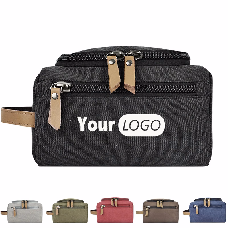Men's Canvas Cosmetic Bag