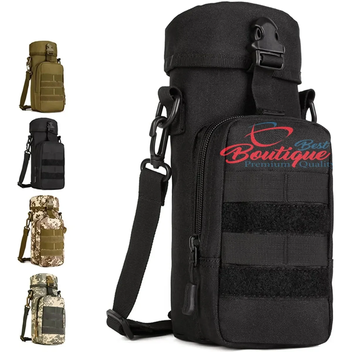 Tactical Kettle Bag Bottle Holder Outdoor Hiking Pouch 1