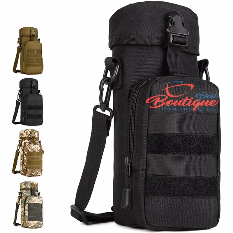 Tactical Kettle Bag Bottle Holder Outdoor Hiking Pouch