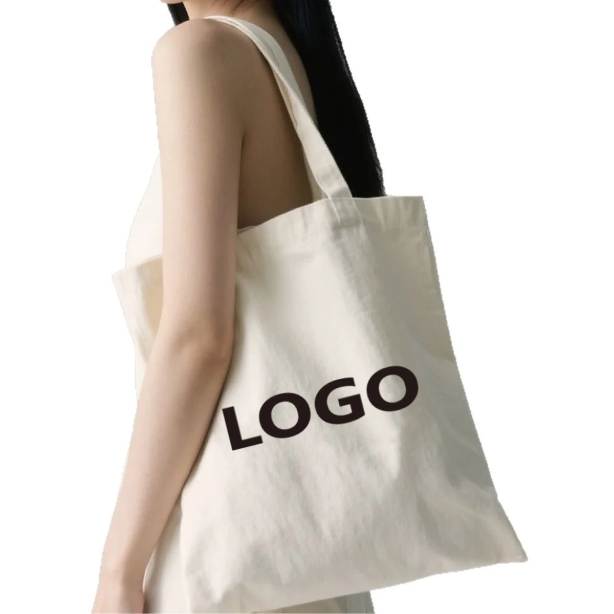 Premium 13"X15" Canvas Tote Bag, Custom Logo Branding, custom tote bag with logo imprint 1