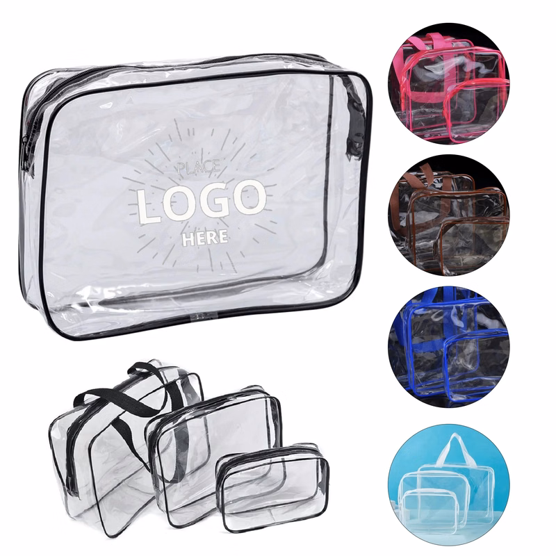 Travel Transparent Bag Set of Three