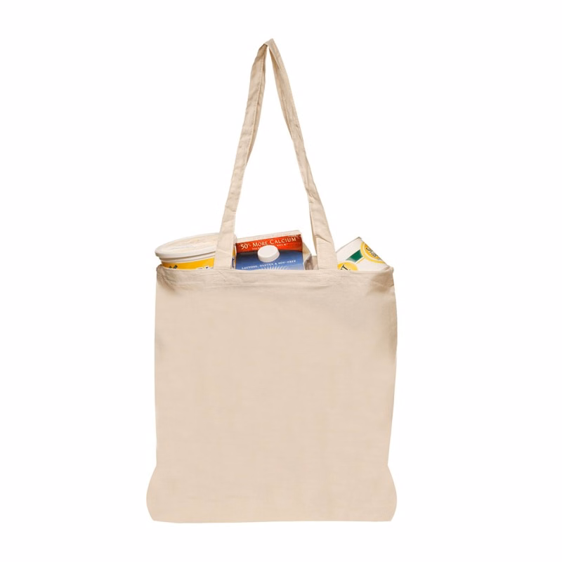 Natural Cotton Fiber Tote Bag