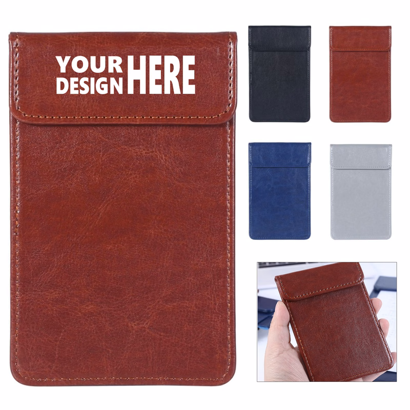 Leather Magnetic Menu Clipboard - Order Pad Holder Stand