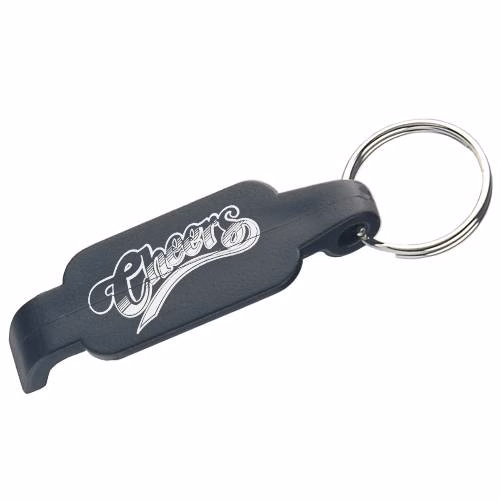 Plastic Bottle Opener w/ Key Ring