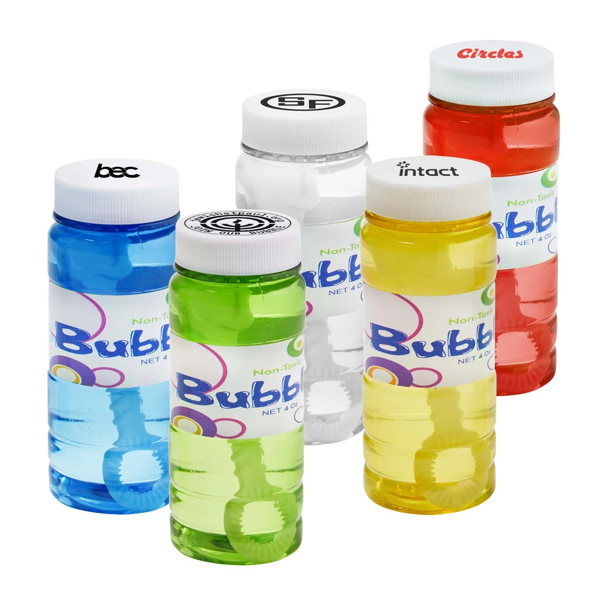 Translucent 4 oz. Bubbles Imprinted on Cap 1